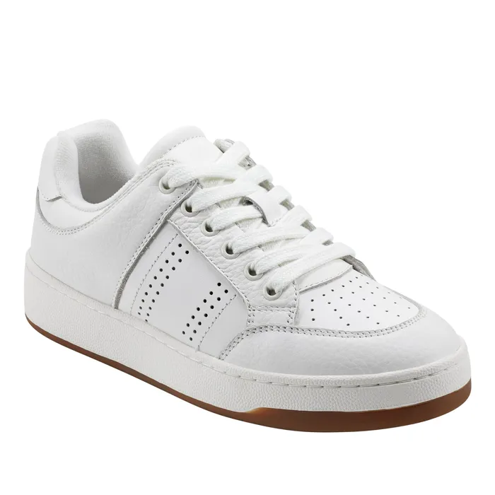 Flynnt Laceup Sneaker White Loafers and Flats Marc Fisher Women