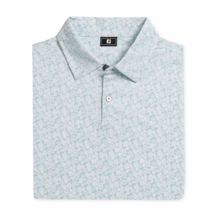 FootJoy Shirts Men Hawaiian Floral Lisle
