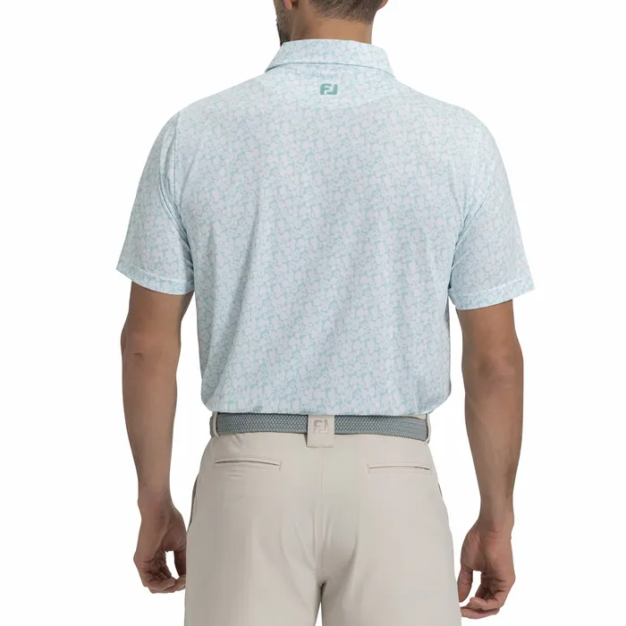 FootJoy Shirts Men Hawaiian Floral Lisle