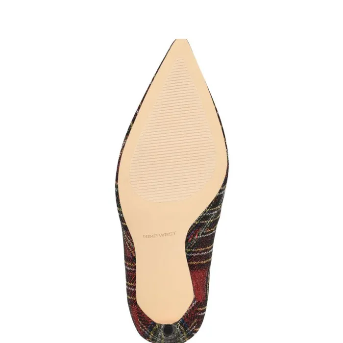 Fresh Pointy Toe Pumps Red Plaid Women Nine West Heels Fresh Pointy Toe Pumps Red Plaid Women Nine West Heels