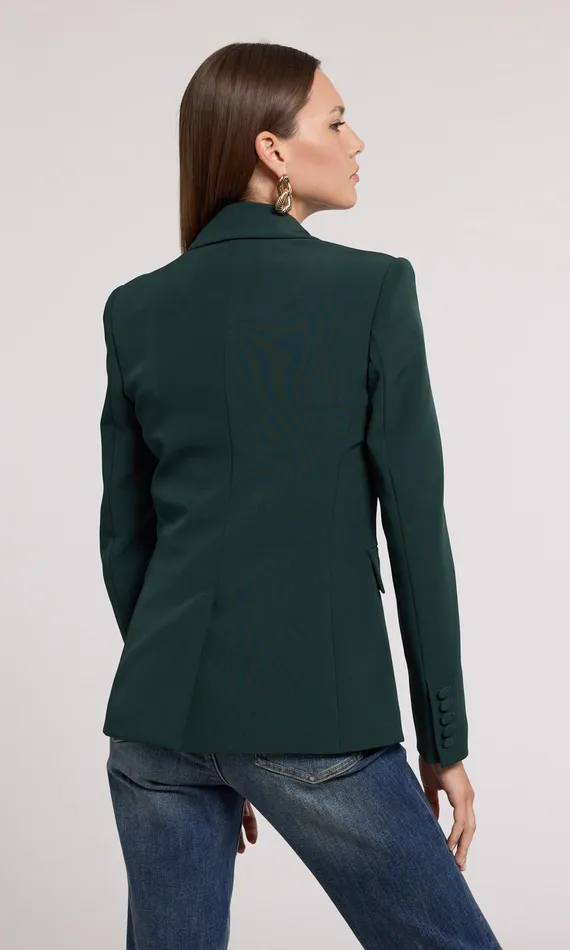Generation Love Clothing Blazers and Jackets Aimee Crepe Blazer Forest 8211 Women