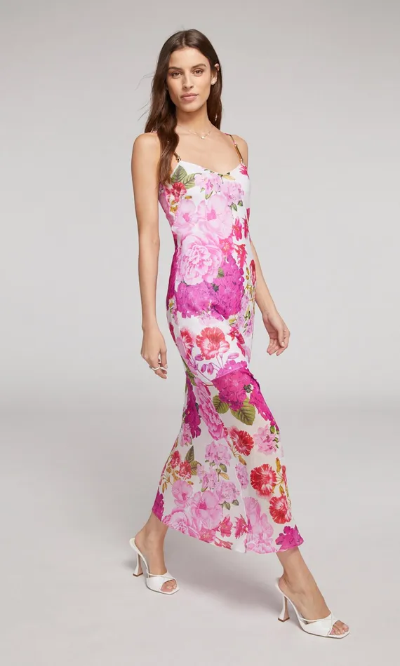 Generation Love Clothing Dresses Marcella Floral Maxi Dress Pink Floral Fantasy 8211 Women