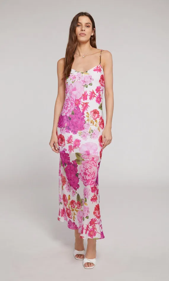 Generation Love Clothing Dresses Marcella Floral Maxi Dress Pink Floral Fantasy 8211 Women