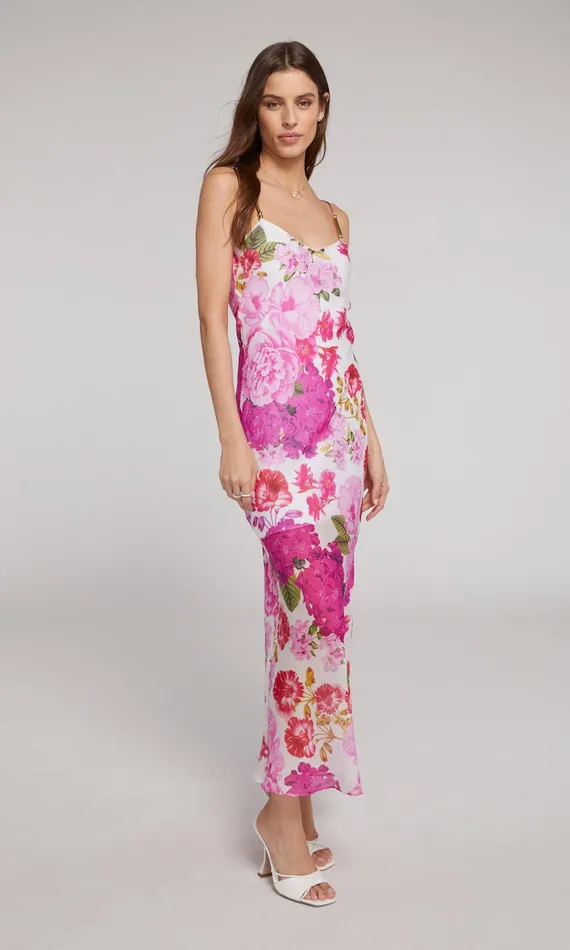 Generation Love Clothing Dresses Marcella Floral Maxi Dress Pink Floral Fantasy 8211 Women
