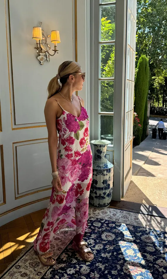 Generation Love Clothing Dresses Marcella Floral Maxi Dress Pink Floral Fantasy 8211 Women