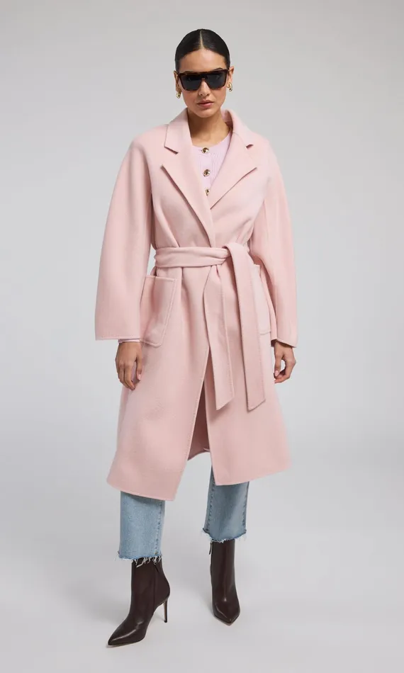 Generation Love Clothing Outerwear Grayson Wool Coat Powder Pink 8211 Women