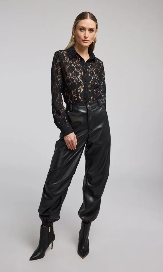 Generation Love Clothing Tops Delania Lace Blouse Black 8211 Women