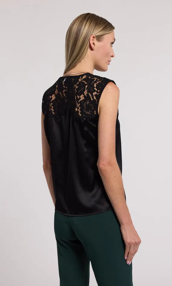 Generation Love Clothing Tops Ursula Lace Combo Blouse Black 8211 Women