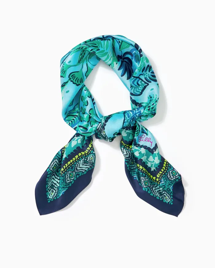 Gifts For Mom Home and GiftsWomen Lilly Pulitzer Paradise Bound Silk Scarf Seabreeze Blue Plant One On You Engineered Scarf Gifts For Mom Home and GiftsWomen Lilly Pulitzer Paradise Bound Silk Scarf Seabreeze Blue Plant One On You Engineered Scarf