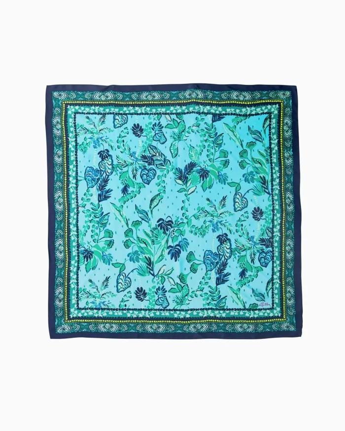 Gifts For Mom Home and GiftsWomen Lilly Pulitzer Paradise Bound Silk Scarf Seabreeze Blue Plant One On You Engineered Scarf Gifts For Mom Home and GiftsWomen Lilly Pulitzer Paradise Bound Silk Scarf Seabreeze Blue Plant One On You Engineered Scarf