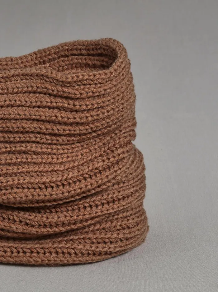 Girls Accessories Cyrillus Pure Wool Extra Large Snood Pumpkin