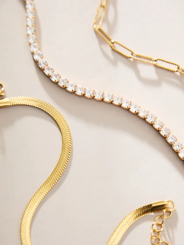 Glitz Bracelet Set Gold Women Altar039d State Bracelets