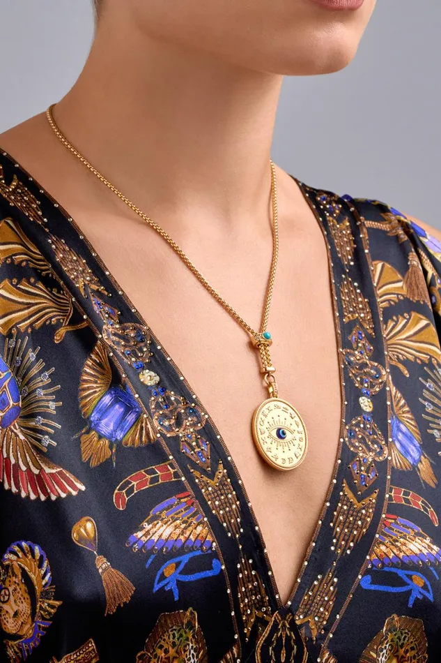 GLOBAL NOMAD PENDANT NECKLACE GOLD Gold WomensMens Camilla Jewellery