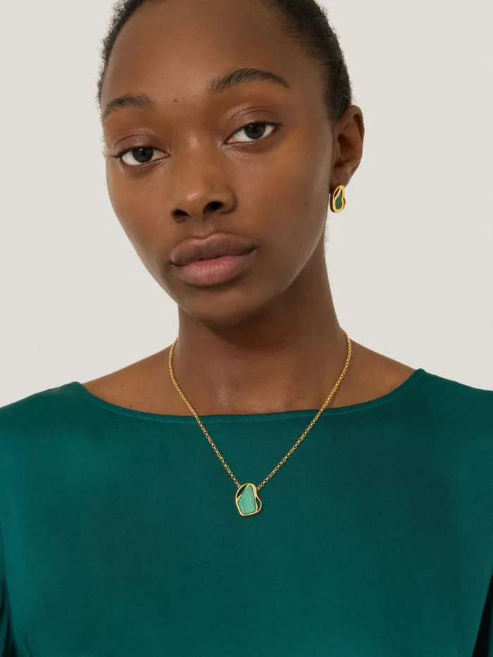 Gold Vermeil Necklace Gold Women Jigsaw Party