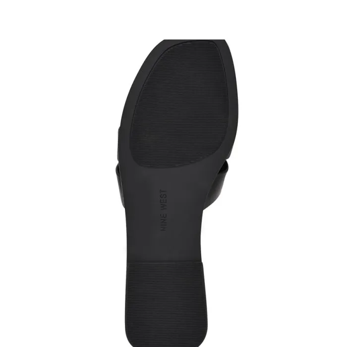 Graso Casual Flat Sandals Black Women Nine West Sandals Graso Casual Flat Sandals Black Women Nine West Sandals