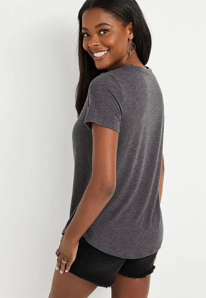 Gray Camaro Graphic Tee Women Maurices Tops