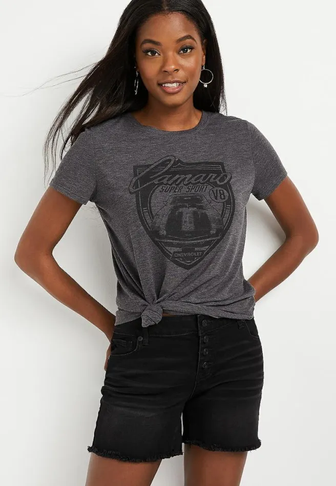 Gray Camaro Graphic Tee Women Maurices Tops