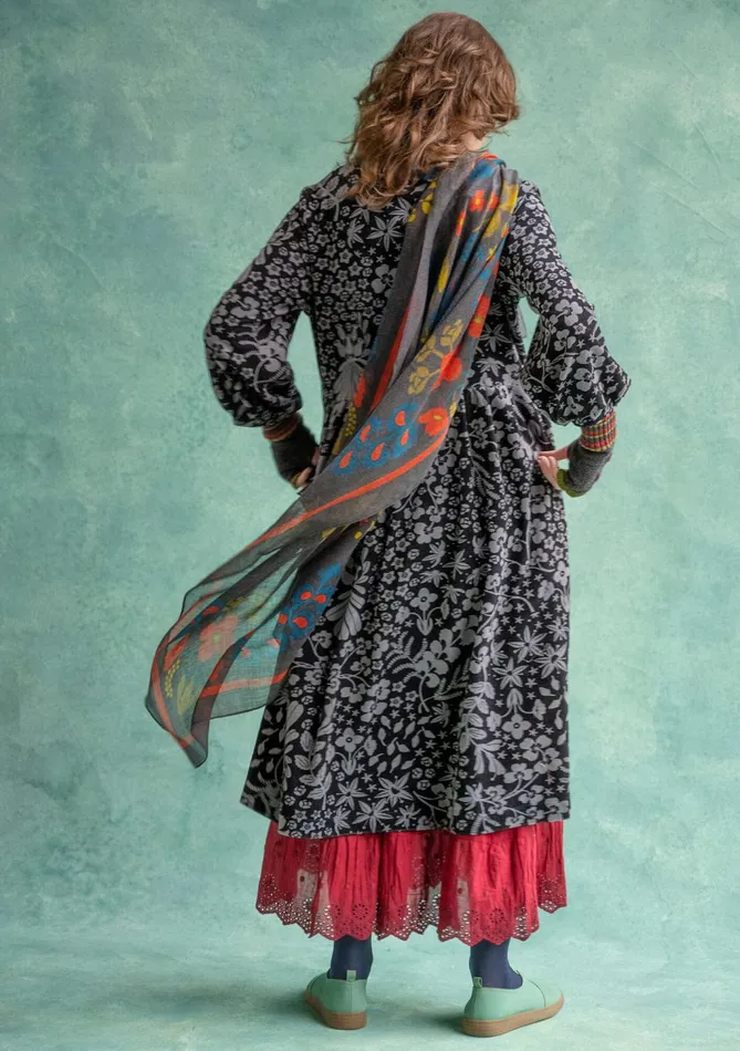 Gudrun Sjdn Katla Velour Dress In Organic Cotton Women Dresses