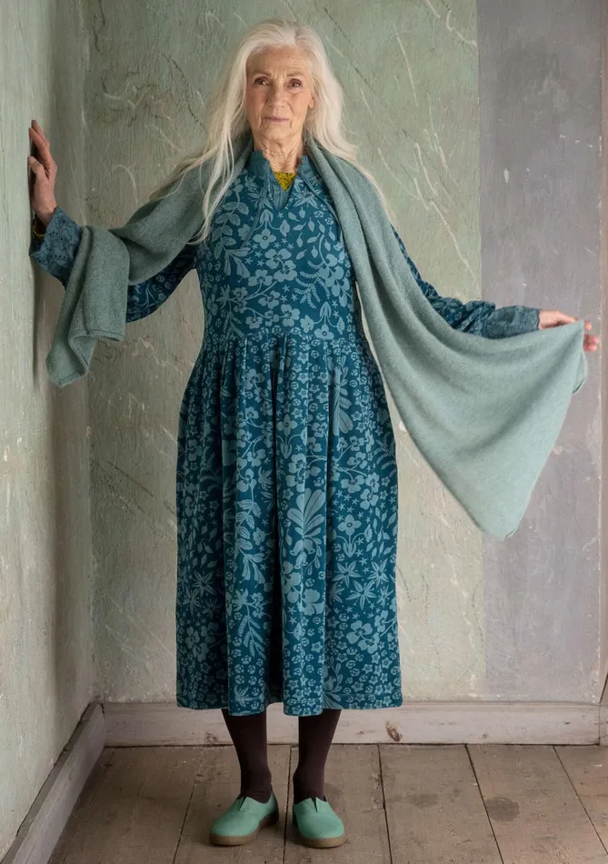 Gudrun Sjdn Katla Velour Dress In Organic Cotton Women Dresses