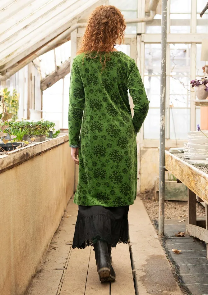 Gudrun Sjdn Selma Velour Dress In Organic Cotton Women Dresses
