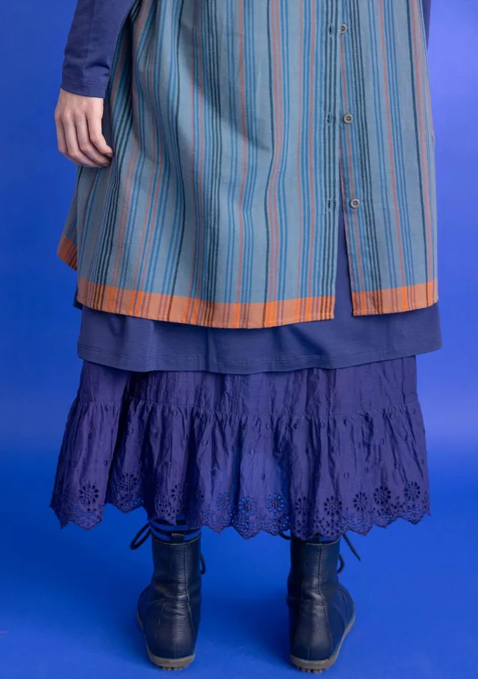 Gudrun Sjdn Woven Ava Jumper Dress In Organic Cotton Women Dresses