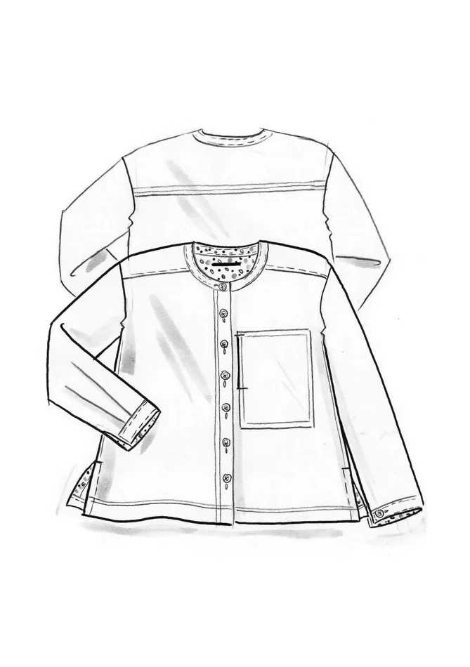 Gudrun Sjdn Woven Twill Shirt In Organic Cotton Women Tops and Shirts