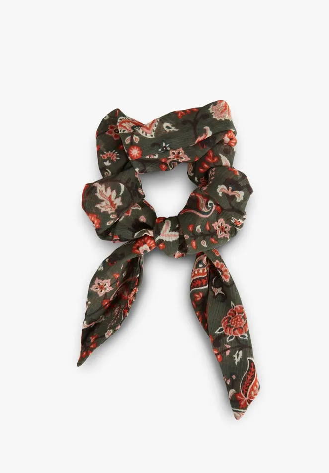 Hair Accessories Women Hush Andria Printed Scrunchie Khakibrown Floral