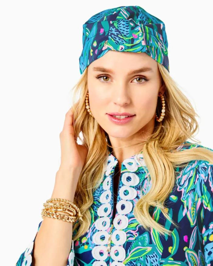 Hats and Hair Women Lilly Pulitzer Alligator Isle Head Wrap Low Tide Navy Catty Purrsonality Hats and Hair Women Lilly Pulitzer Alligator Isle Head Wrap Low Tide Navy Catty Purrsonality