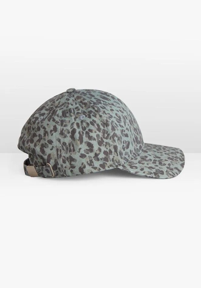 Hats Women Hush Birdie Baseball Cap Layered Leopard Khaki