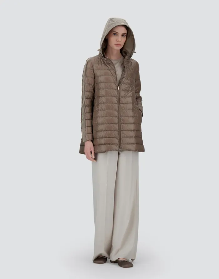 Herno ASHAPE JACKET IN NYLON ULTRALIGHT AND TECHNO TAFFETA Dove Grey Women AShape