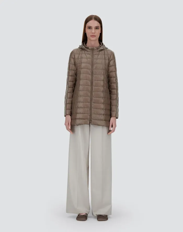 Herno ASHAPE JACKET IN NYLON ULTRALIGHT AND TECHNO TAFFETA Dove Grey Women AShape