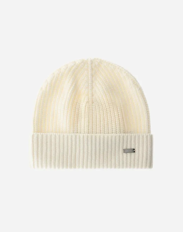 Herno BEANIE IN ETERNITY CASHMERE White Men Hats