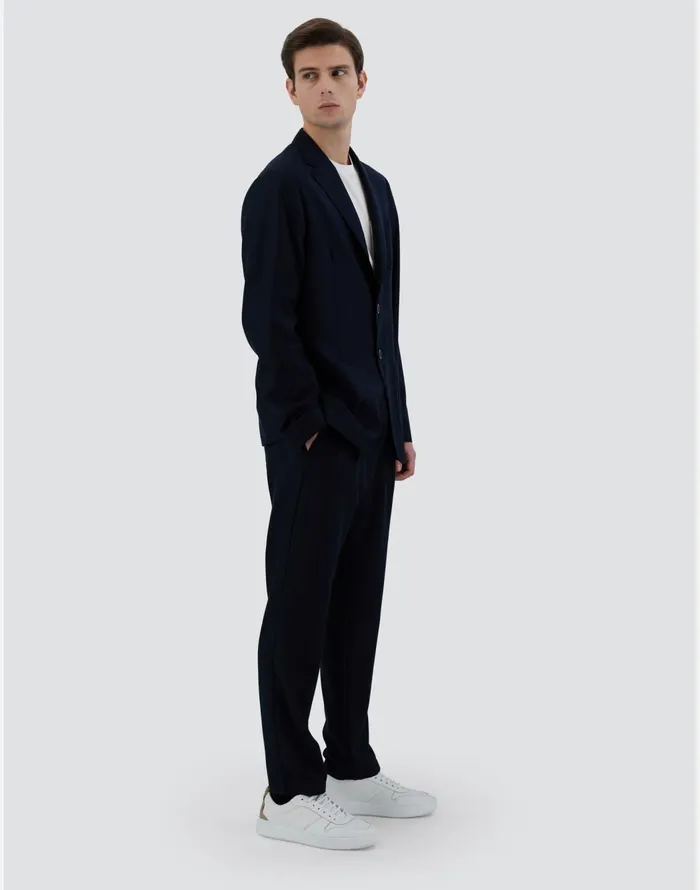 Herno BLAZER IN NEWBUSINESS Navy Blue Men Blazers