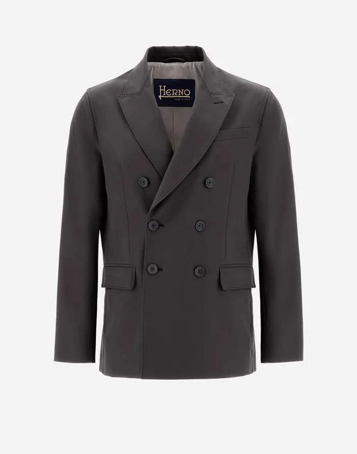 Herno BLAZER IN WARMTECH Dark Grey Men Blazers