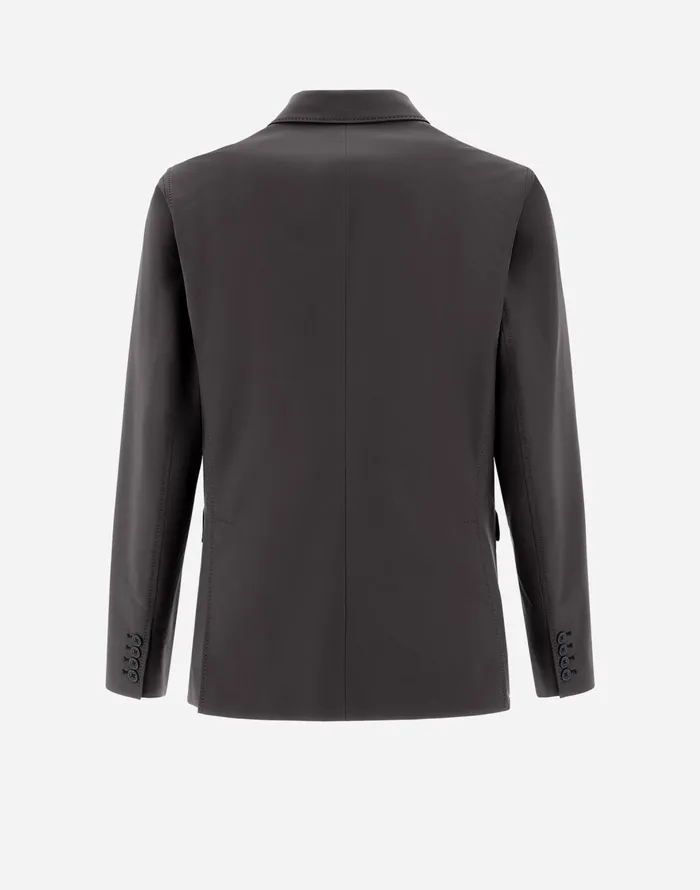 Herno BLAZER IN WARMTECH Dark Grey Men Blazers