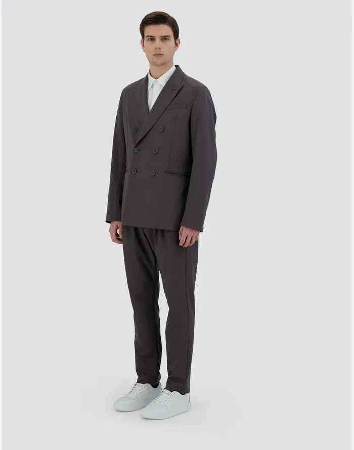 Herno BLAZER IN WARMTECH Dark Grey Men Blazers