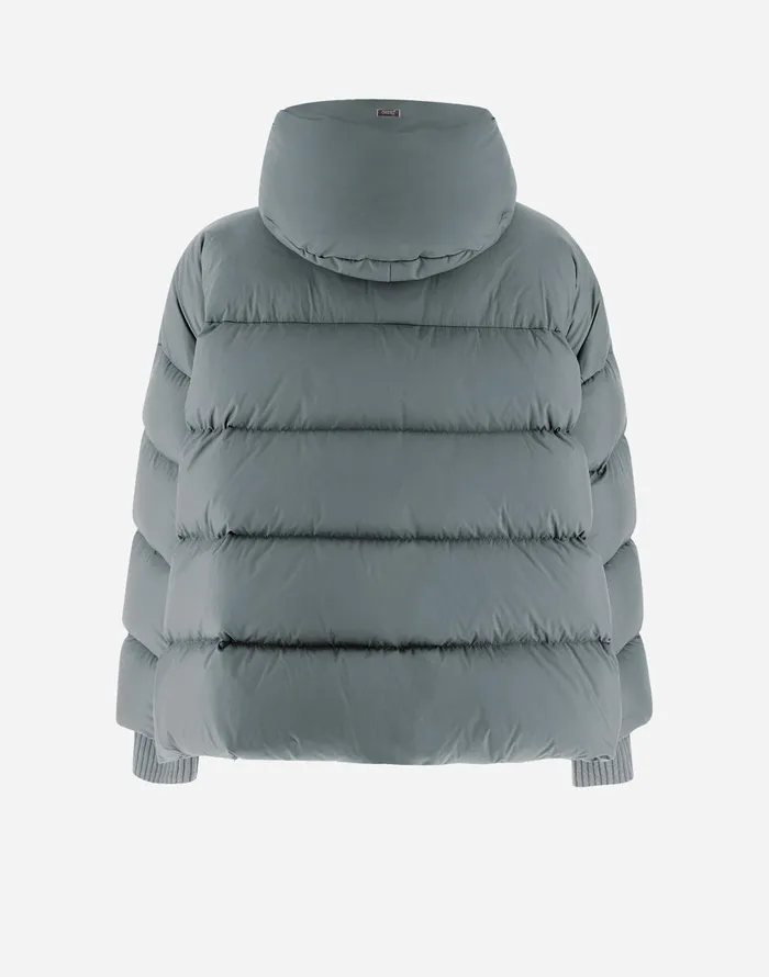 Herno BOMBER JACKET IN ECOAGE Powder Women Bomber