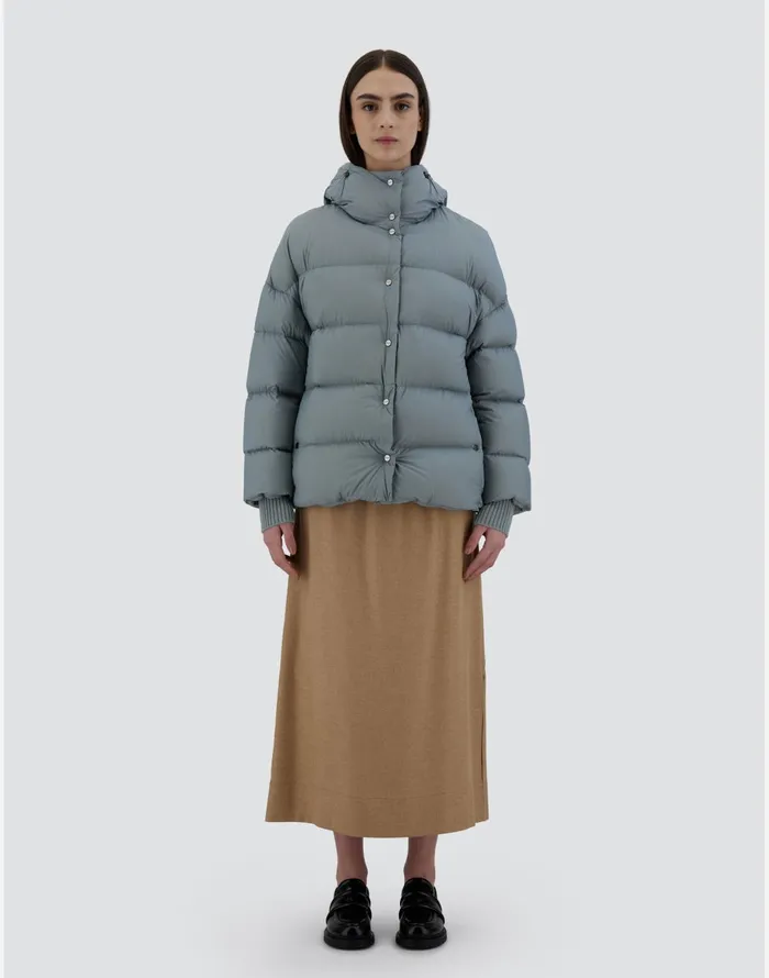 Herno BOMBER JACKET IN ECOAGE Powder Women Bomber