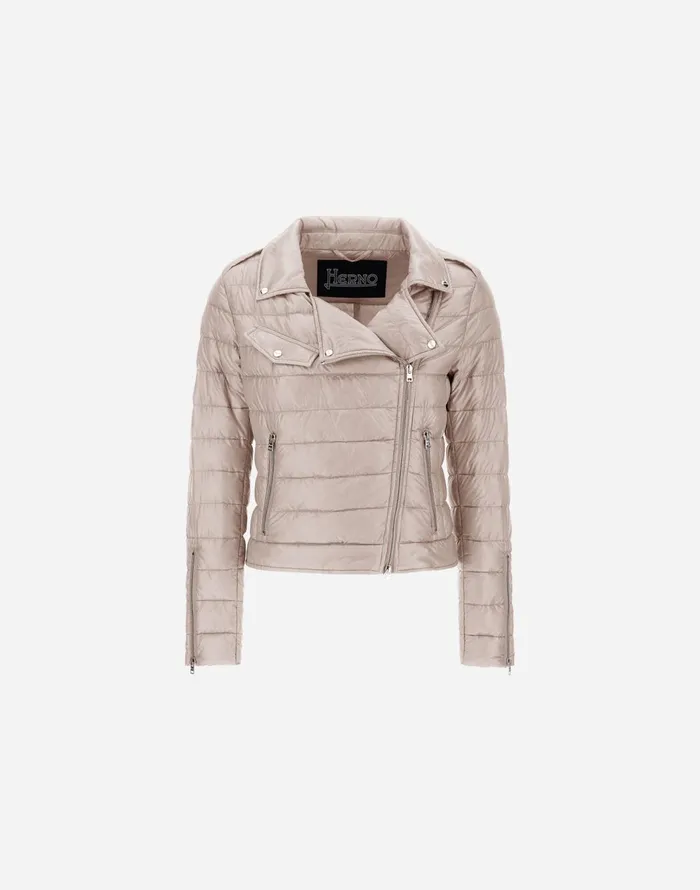 Herno BOMBER JACKET IN NYLONULTRALIGHT Chantilly Women Parka and Jackets