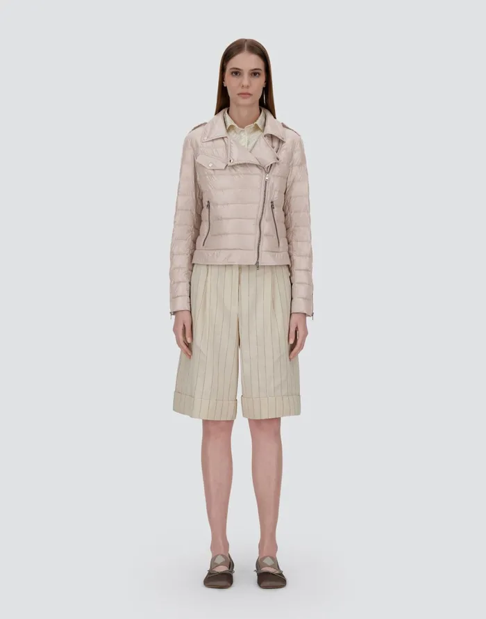 Herno BOMBER JACKET IN NYLONULTRALIGHT Chantilly Women Parka and Jackets