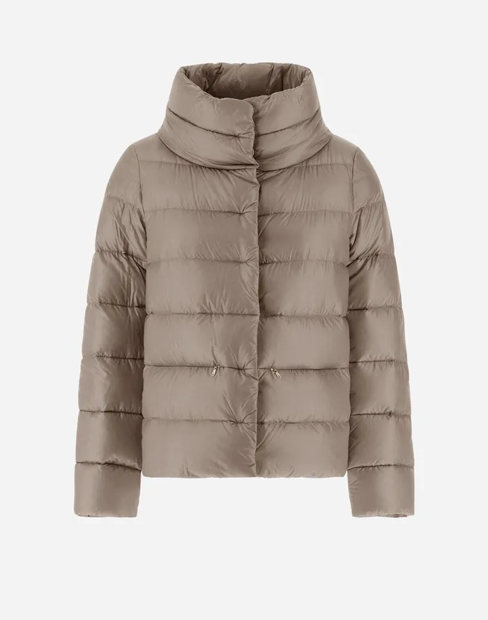 Herno CAPE IN NYLONULTRALIGHT Dove Grey Women Capes