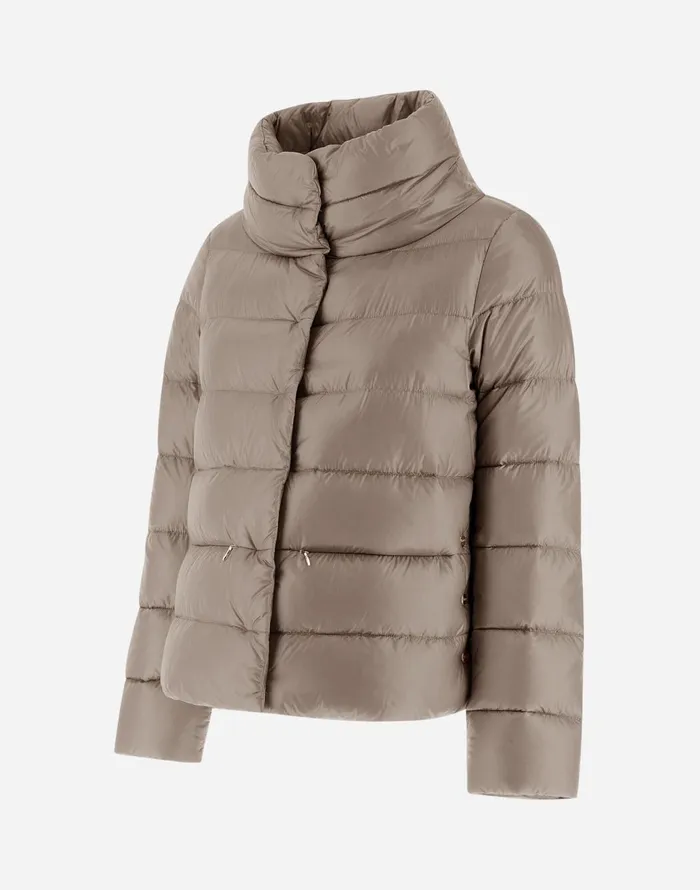 Herno CAPE IN NYLONULTRALIGHT Dove Grey Women Capes