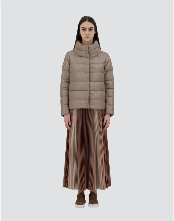 Herno CAPE IN NYLONULTRALIGHT Dove Grey Women Capes