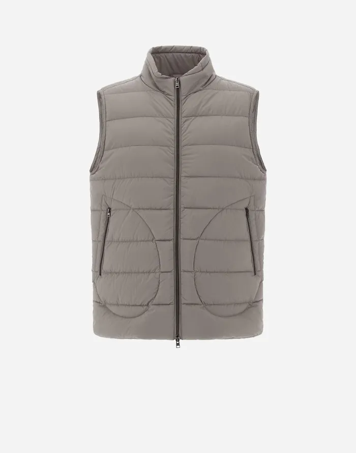 Herno IL GILET Dove Grey Men Vests