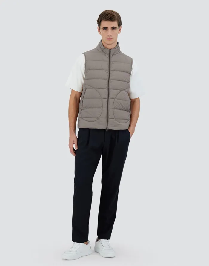 Herno IL GILET Dove Grey Men Vests