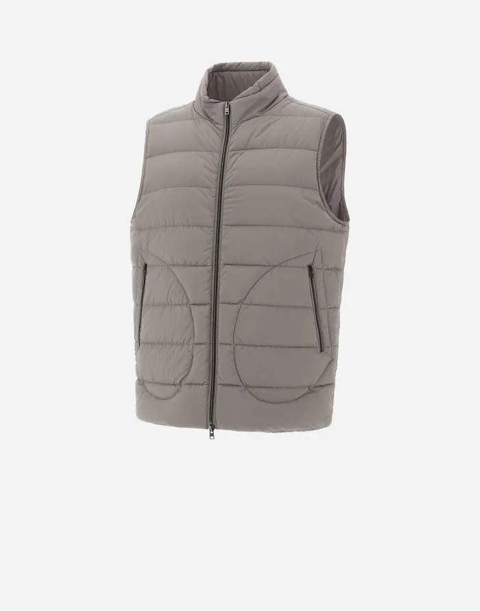 Herno IL GILET Dove Grey Men Vests