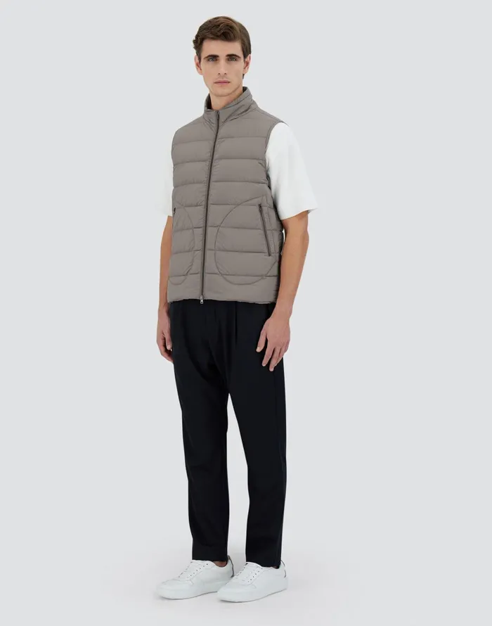 Herno IL GILET Dove Grey Men Vests