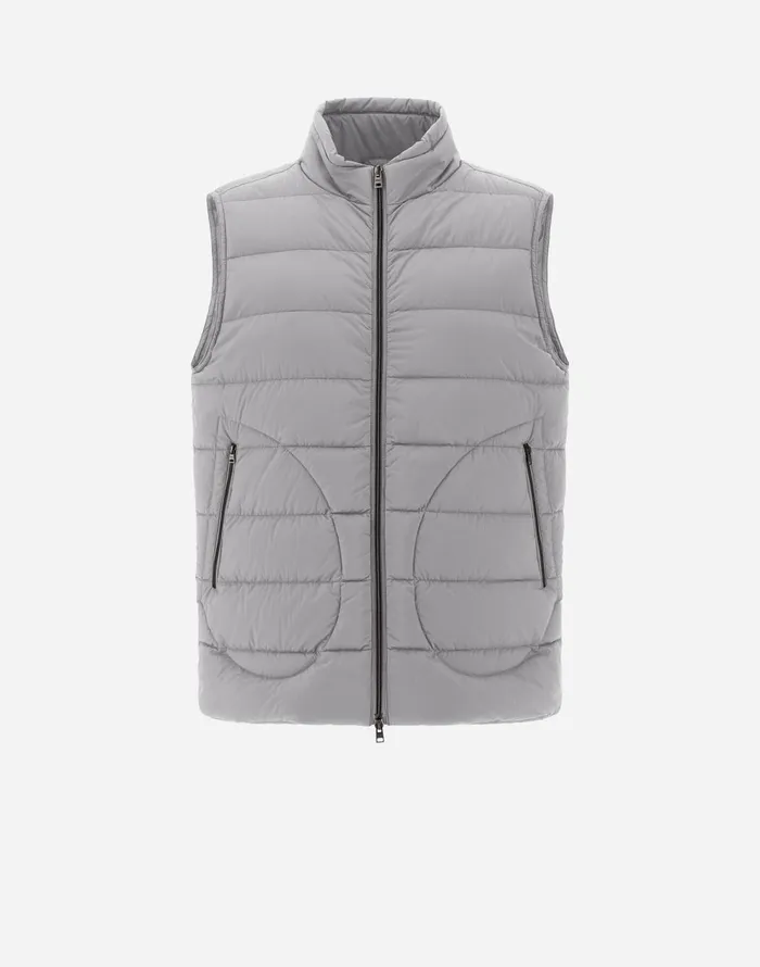 Herno IL GILET Light Grey Men Vests