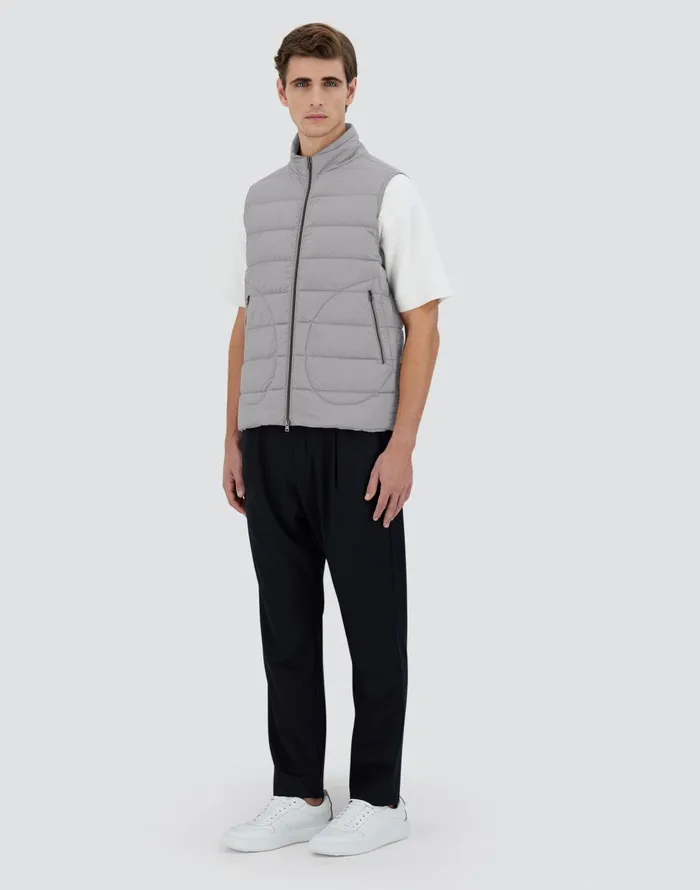 Herno IL GILET Light Grey Men Vests