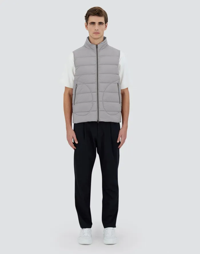 Herno IL GILET Light Grey Men Vests